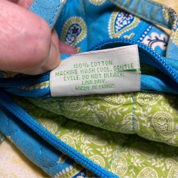 Vera Bradley Bermuda Blue Small Mini Bitty Little Bag Retired CUTE! - Picture 8 of 13